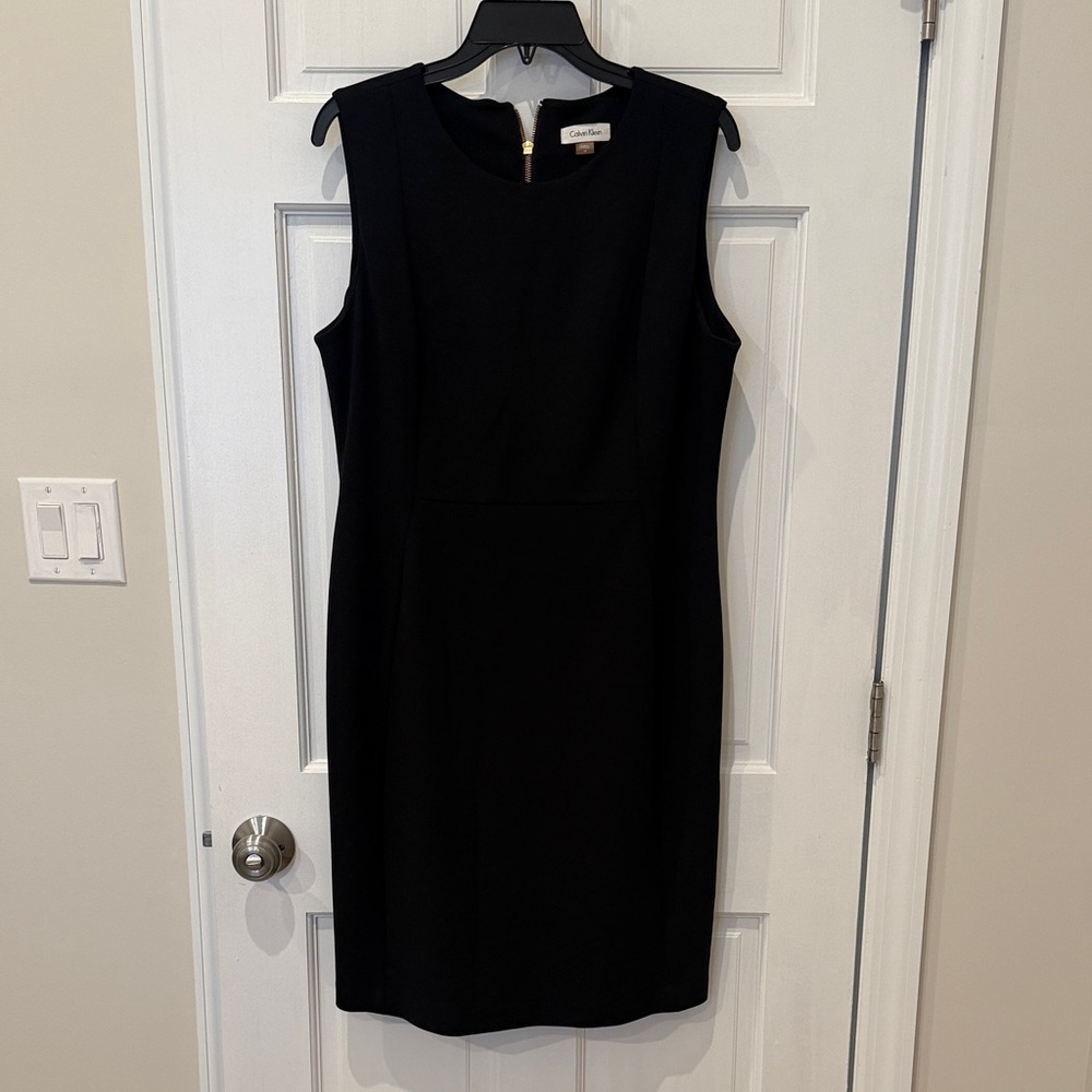 Calvin Klein Classic Black Midi Dress